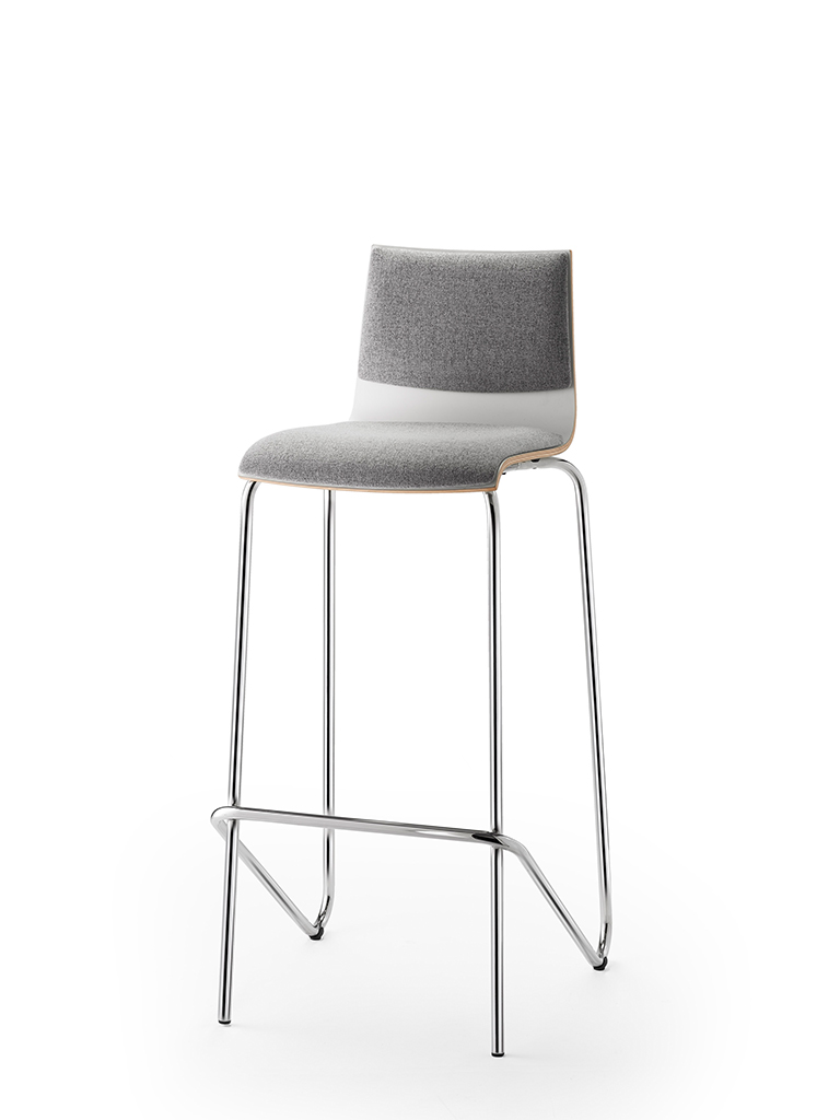 aticon | barstool | upholstered seat and back