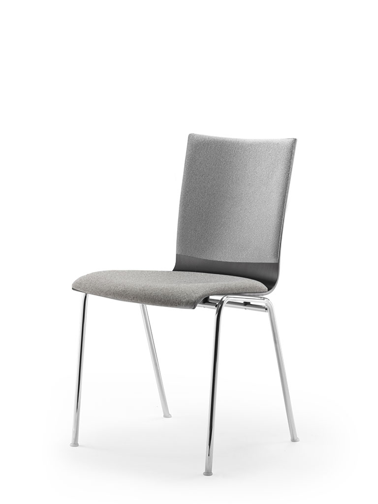 atlanta 50 | steel tube chair | four-legged chair | shell 79 | upholstered seat & backrest