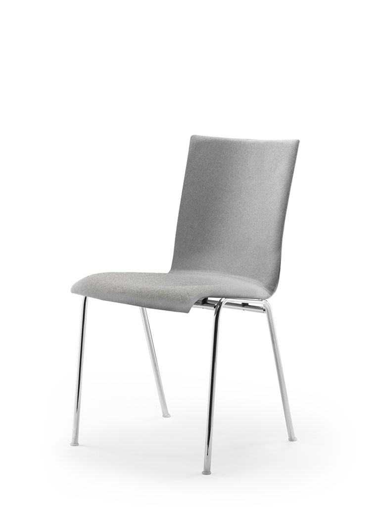 atlanta 50 | steel tube chair | four-legged chair | shell 40 | fully upholstered