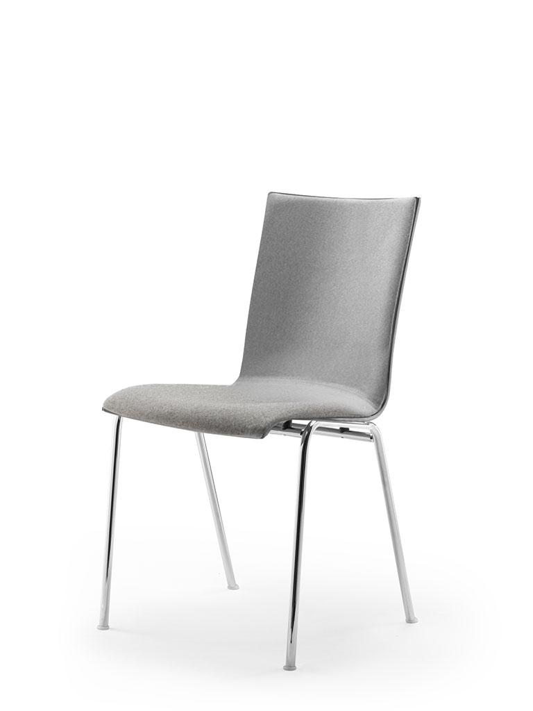 atlanta 50 | steel tube chair | four-legged chair | shell 40 | fully upholstered front