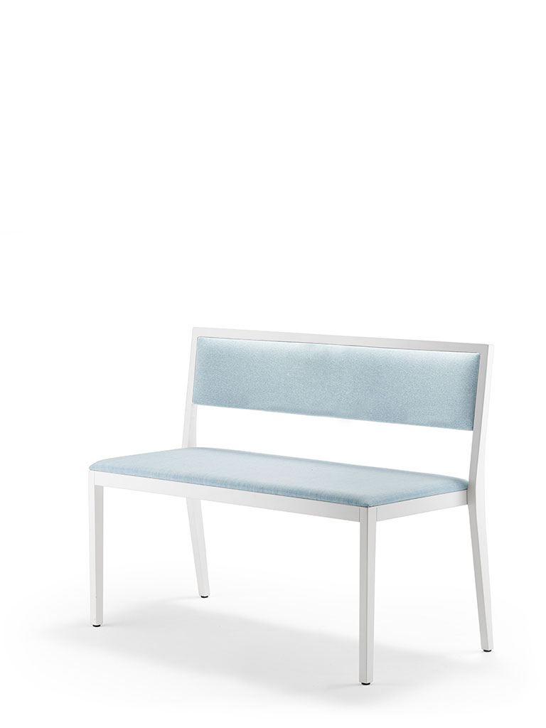 bonnie bench | upholstered seat and backrest