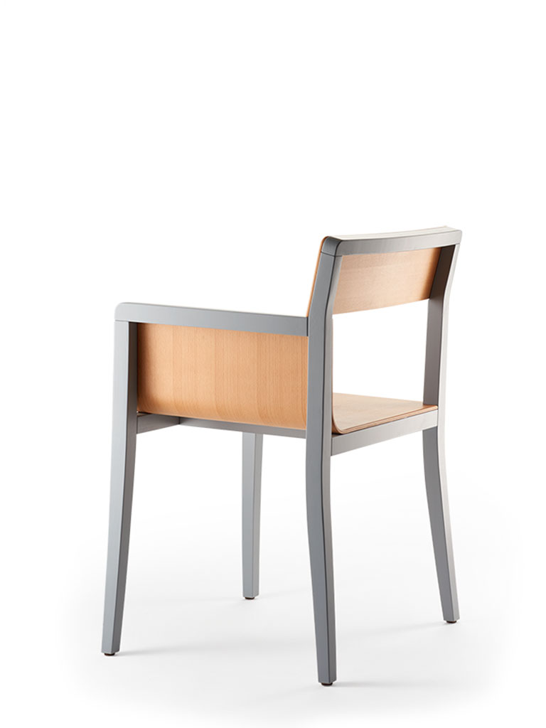 li-lith armchair | not upholstered | rear view