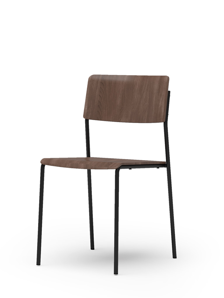  liya two-piece chair | four-legged chair