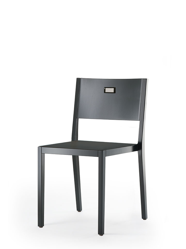 no.e | digital information and numbering system | integrated in wooden chair clyde