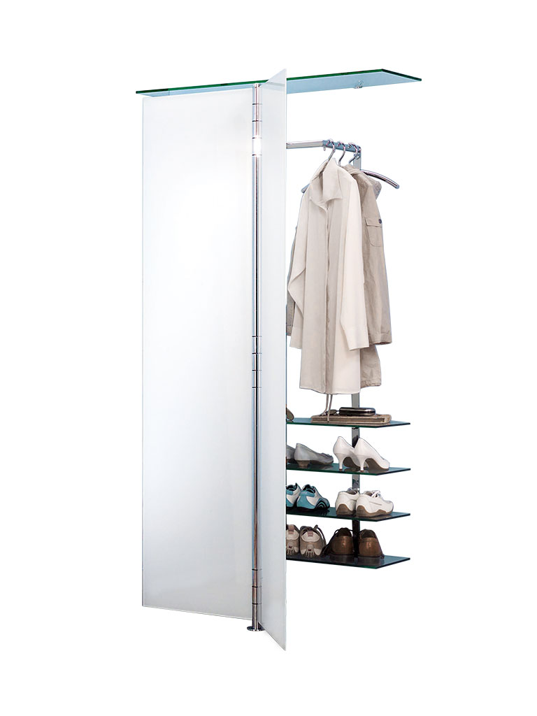 D-TEC | ALBATROS 7 | wall-mounted coat rack system | 1 door closed