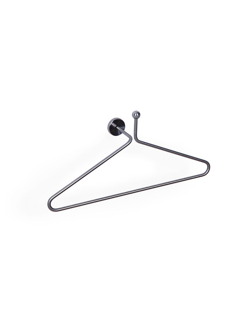 D-TEC | DJINI | wall-mounted coat rack | valet | stainless steel | 639-eo