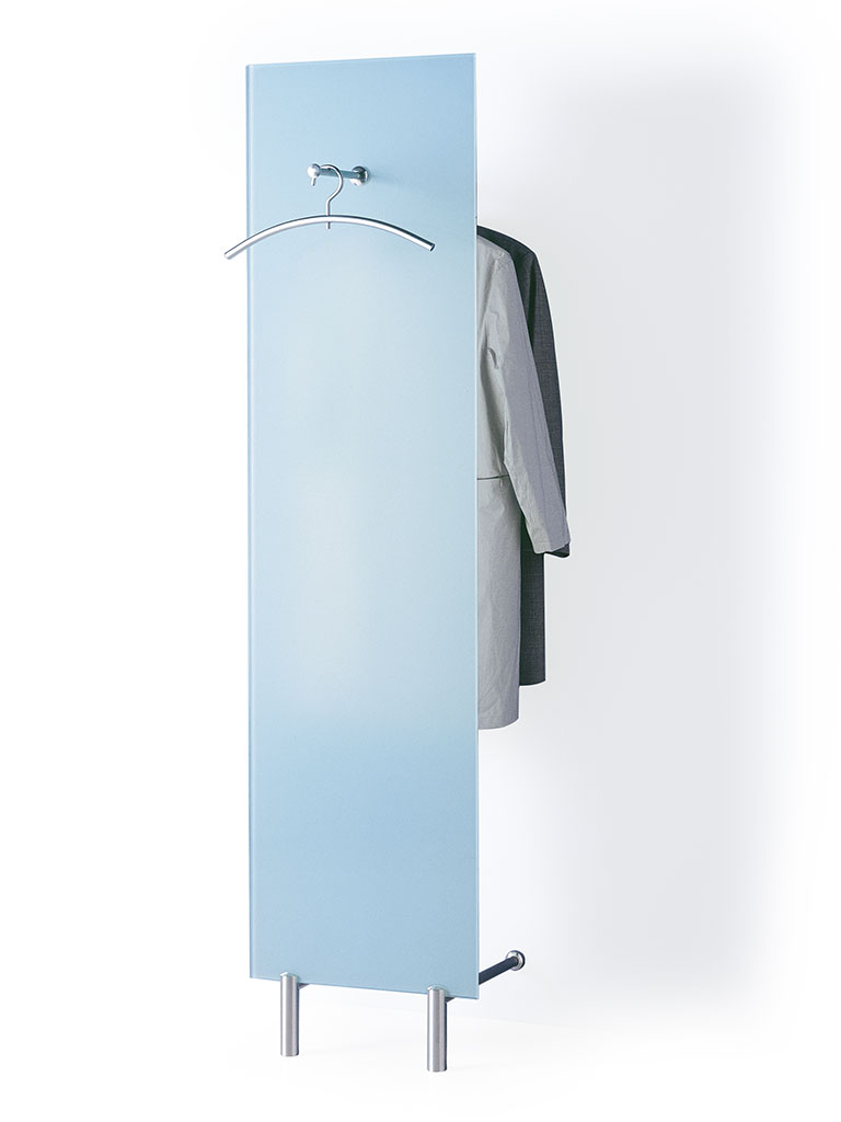 D-TEC | PACIFIC 503 | wall-mounted coat rack with telescopic rod | satinated