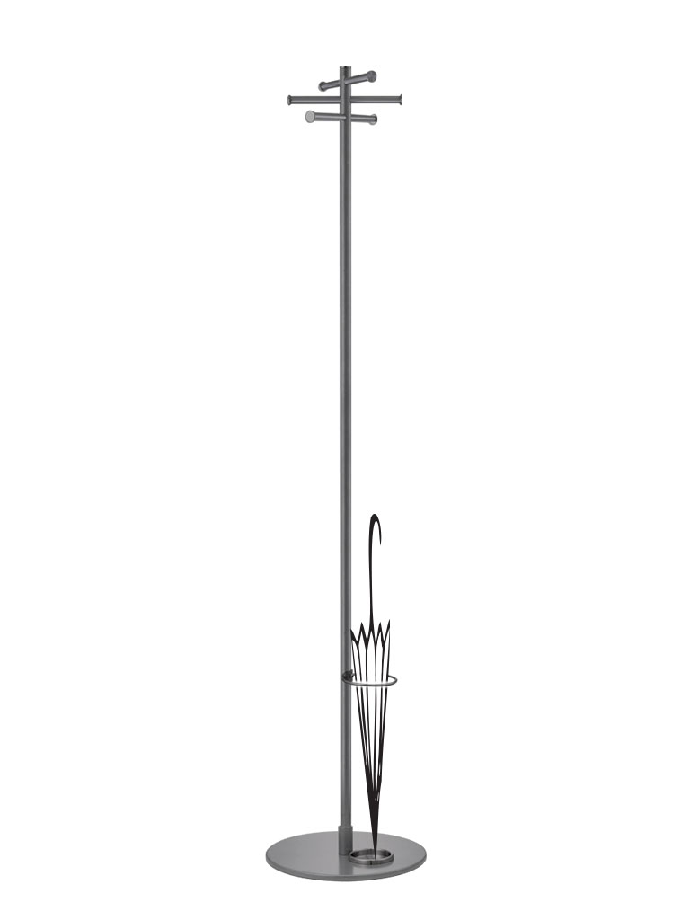Torre 3943 K | coat rack | steel | with umbrella fitting